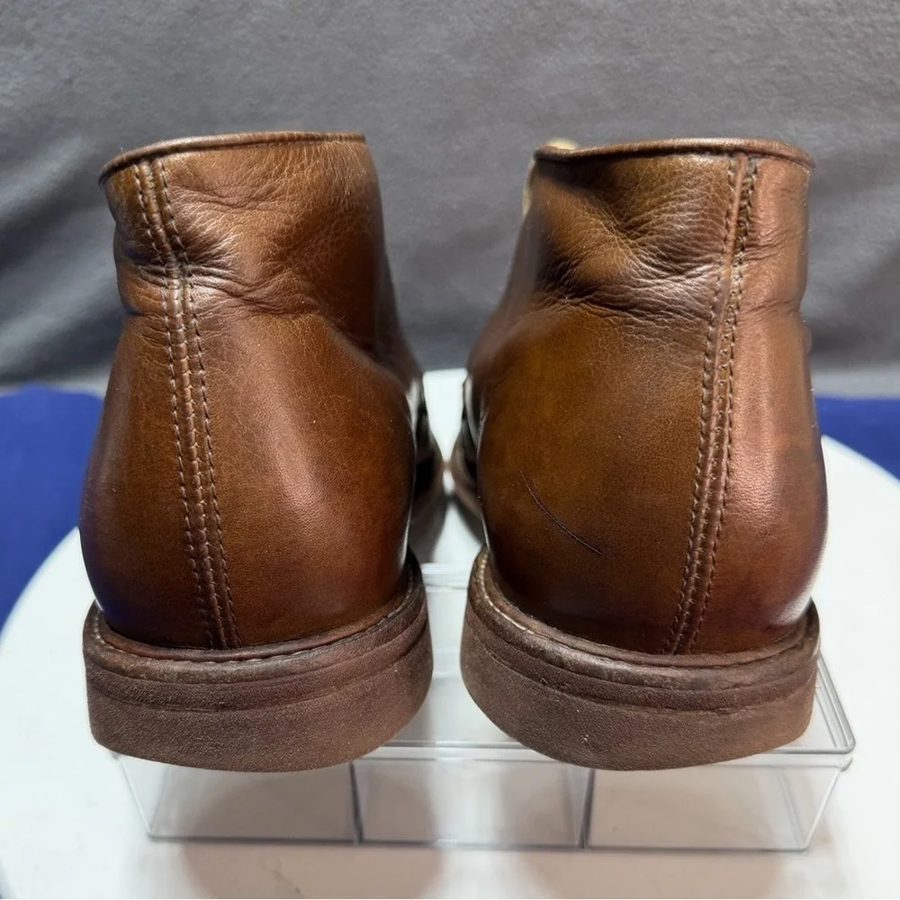 Frye Bowery Chukka Ankle Boots Brown Tan Mens Size 13 D Lace Up Leather